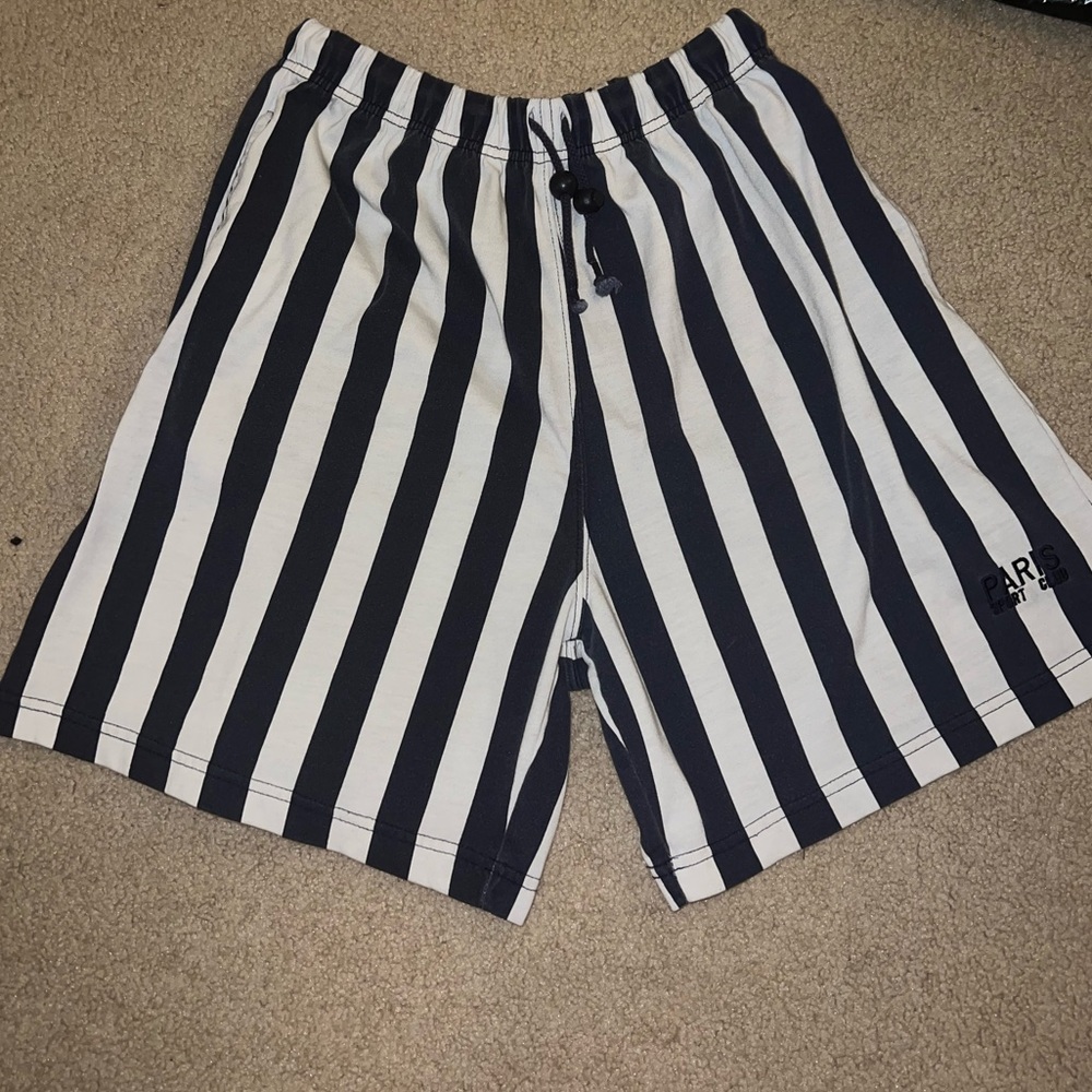 Paris sport club striped shorts
